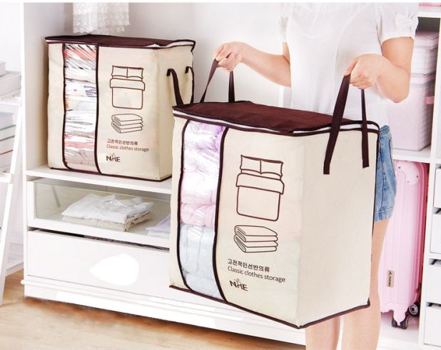 portable bag for bedding and blankets