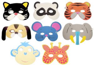 funny masks for a birthday party