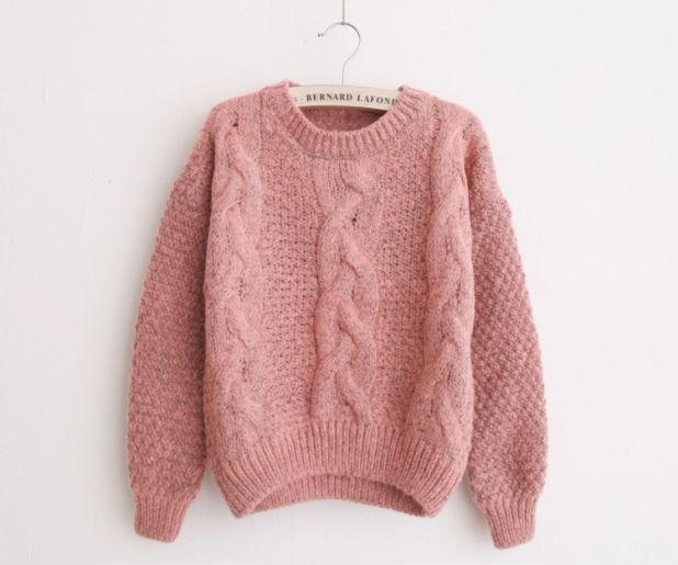 warm knitted sweater