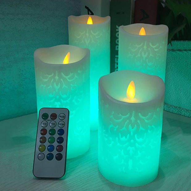 LED candles that change color