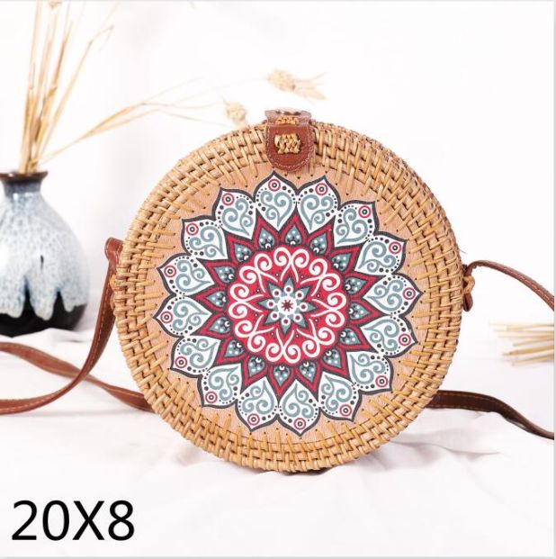aliexpress rattan handbag with pattern